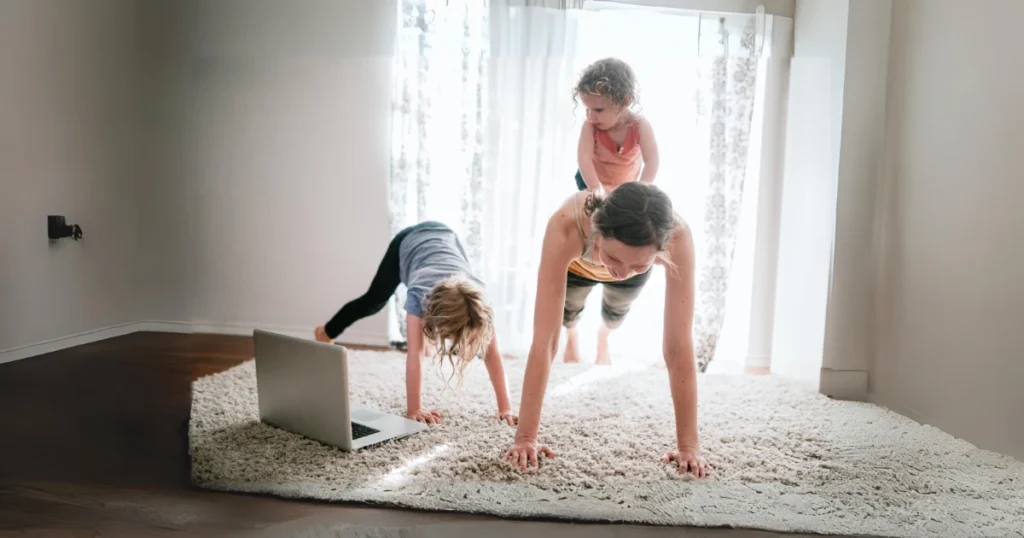 cozy cardio exercises in home